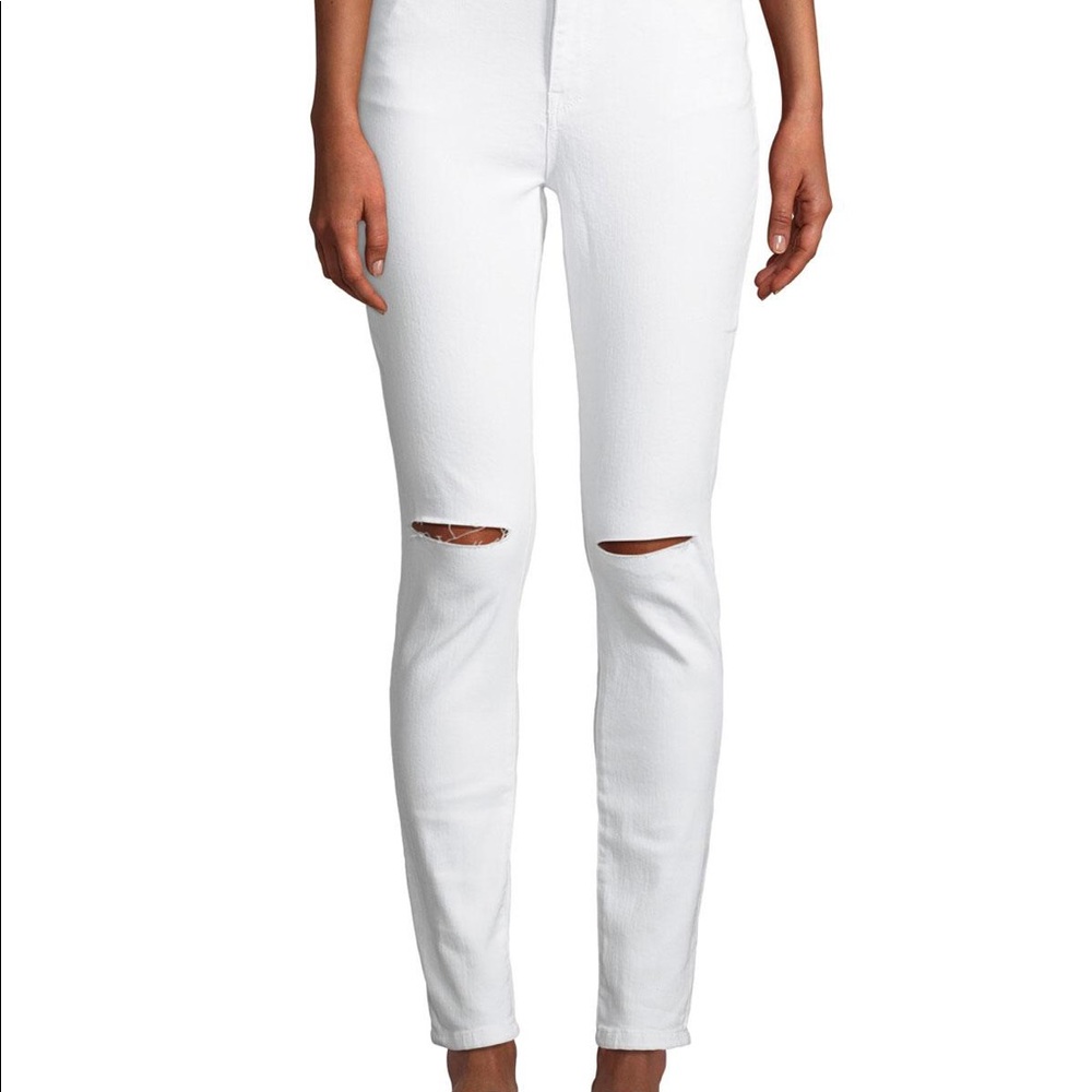 Nanette Leopore white jeans